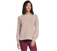 Skechers Pullover SKECHLUXE ELEVATE CREWNECK Damen Gr. M 56% Polyester/37% Modal/7% Elasthan grau