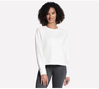 Skechers SKECHLUXE Elevate Crewneck Top in Off Weiss, Größe XL