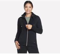 Skechers Skechluxe Elevate Full Zip Jackett Top in Schwarz, Größe Klein