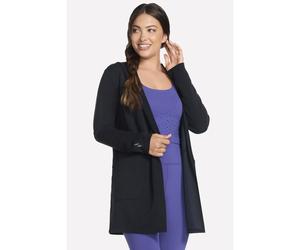 Skechers SKECHLUXE Elevate Restful Hoodigan Damen Schwarze Cardigans M
