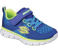 Skechers (SKEES) Jungen, Funktionsschuh, Synergy - Mini Knit, blau (BLYL), 28