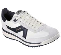 Skechers SKX 92 SPECTIVE Herren-Sneaker, weißes Leder/schwarzes Textil/Pu, Größe 47