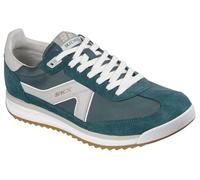 Skechers Skx 92 Spective, Herrenschuhe, Leder, Grün, Weiß, Textil Polyurethan, Größe 47,5