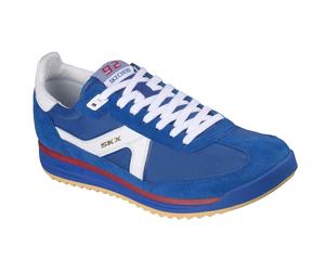 Skechers SKX 92 Spective Leder Herren Blau/Multi Sneaker EU 46 / UK 11