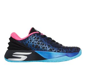 Skechers SKX JE1 Shoes in Schwarz/Blau/Rosa, Größe 42, Vegan