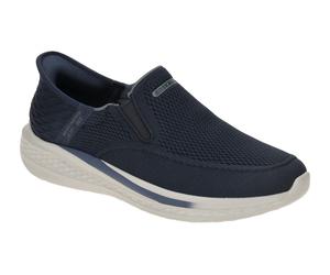 Skechers SLADE 210887 NVY dunkel-blau - Slipper für Herren - Größe 45