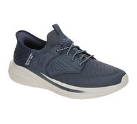 Skechers Slade - Caster Herren Slipper, blau, Größe 45 45