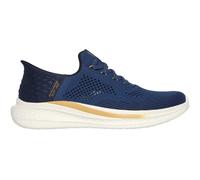 Skechers Mokassin Slade Quinto – Blau Knit, vegan, maschinenwaschbar, Größe 40