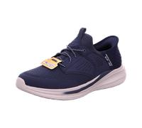 Skechers Slade Slipper Schuhe blau navy Slip-Ins 210889 für Herren, blau, Größe 45 EU