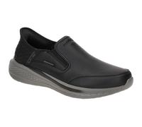 Skechers Slade Turnschuhe Ohne Schnürsenkel EU 45 Black Leather