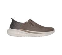 Skechers Slade Slipper Schuhe schwarz Slip-Ins 210811 für Herren, beige, Größe 46 EU