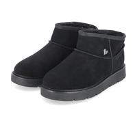 Winterboots SKECHERS "KEEPSAKES COZY-COZY MINI", Damen, Gr. 39, schwarz, uni, Veloursleder, Schuhe, Snowboots, Schlupfstiefel mit Plateausohle (45404305-39) schwarz, uni