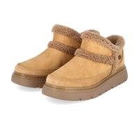 Stiefelette SKECHERS "Skechers Stiefelette Leder", Damen, Gr. 41, braun, Leder, Schuhe Stiefelette (50131367-41) braun