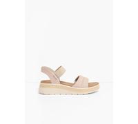 Skechers Damen-Sandale BOBS Sun Ray Textile Taupe Größe 39 EU