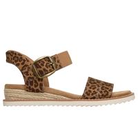 Skechers Slip-ins: BOBS Desert Kiss - Safari Stepper Shoes in Leopard, Größe 38, Vegan
