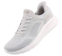 Skechers Slip-Ins Bobs Squad Chaos Current Muse Damen Sneaker Light Grey EU 40