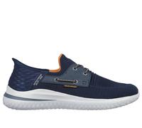Skechers Herren Delson 3.0-Roth 210606 Slip-Ins mit niedrigem Profil, Navy Knit/Synthetic, 45 EU Weit