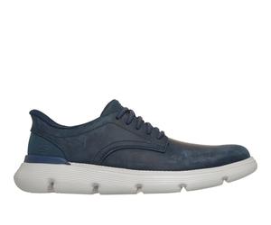 Skechers Slip-ins: Garza - Duran Sneaker in Blau/Weiss, Größe 46 Wide