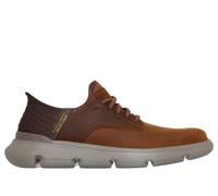 Skechers Slip-ins: Garza - Gervin Slip-On Shoes in Braun, Größe 42.5 Wide