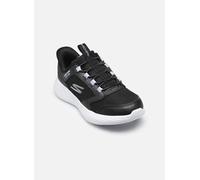 Slip-On Sneaker SKECHERS "GO RUN 400 V2", Kinder, Gr. 31, schwarz, Textil, sportlich, Schuhe, Freizeitschuh zum Schlupfen, Größenschablone zum Download (81414658-31) schwarz