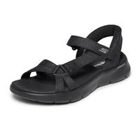 Skechers Damen Sandale GO WALK Flex Sandal – Illuminate Vegan, waschbar Schwarz Größe 36