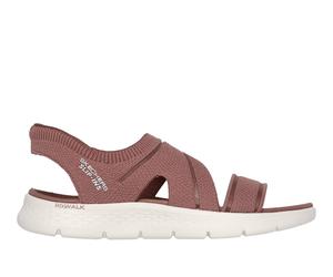Skechers Slip-ins: GO WALK Flex Sandal - Enticing in Braun, Größe 38, Vegan, in der Maschine waschbar