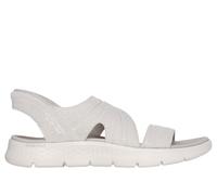 Skechers Slip-ins: GO WALK Flex Sandal - Enticing in Nature Brown/Gray, Größe 41, Vegan, in der Maschine waschbar