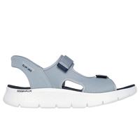 Skechers Herren Go Walk Flex Sandal Easy Entry Sportsandale, grau, 45 EU