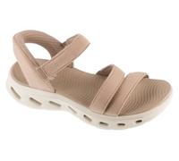 Skechers Slip-Ins: GO Walk Glide-Step 2.0 Sandal - Ella 141269-TPE, Damen, Sandalen, Taupe Textile, 38 EU
