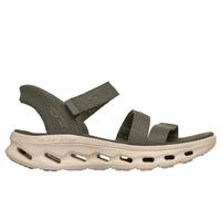 Skechers Slip-ins: GO WALK Glide-Step 2.0 Sandal - Ella in Grün, Größe 38, Vegan, in der Maschine waschbar