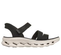 Skechers Slip-ins: GO WALK Glide-Step 2.0 Sandal - Ella in Schwarz/Weiss, Größe 37, Vegan, in der Maschine waschbar