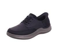 Skechers Herren Hasting Rory Sneaker, Black Synthetic/Leather, 42 EU
