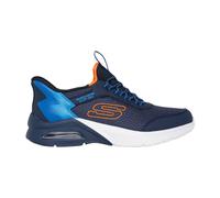 Skechers SLIP-INS Microspec Max - Brisk-Stripe blau - Sneaker - Größe 36 36 blau