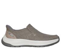 Skechers Slip-ins Relaxed Fit: Decklan - Gulliver Stiefel Shoes in Nature Brown/Gray, Größe 45, Vegan
