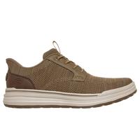 Skechers Slip-ins Relaxed Fit: Sterling - Ramone Slip-On Shoes in Nature Brown/Gray, Größe 42.5, in der Maschine waschbar