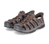 Skechers SLIP-INS Sandalen TRESMEN - Gr. 42 - Braun - Textil & Synthetik