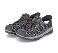 Skechers SLIP-INS Sandalen TRESMEN NORV - Gr. 40 - Schwarz - Textil & Synthetik