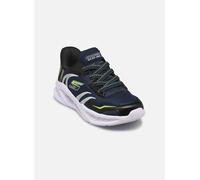 Skechers Meteor Lights Sportschuhe EU 32 Navy Synthetic / Textile / Black / Lime Trim