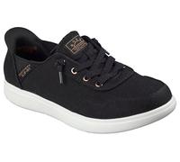Skechers Slip-Ins Skip Cute - B Cute Sweet Damensneaker, Schwarz/Weiß, 9 Wide