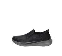 Skechers Slade Turnschuhe Ohne Schnürsenkel EU 42 Black Leather