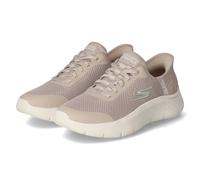 Skechers Slip Ins Sneaker GO WALK FLEX Beige - Gr. 40 - Textil