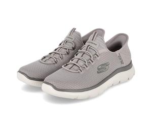 Skechers Slip-Ins Sneaker HIGH RANGE - Gr. 45 - Taupe - Textil