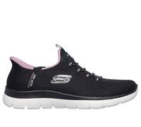 Skechers Slip-ins: Summits - Dream Chaser Sneaker in Schwarz-Mauve, Größe 39, Vegan, in der Maschine waschbar
