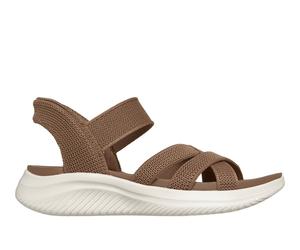 Skechers Slip-ins: Ultra Flex 3.0 Sandal - Forever Better Sandalen in Braun, Größe 36, Vegan, in der Maschine waschbar
