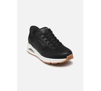 Slip-On Sneaker SKECHERS "UNO-SIMPLIFIED SLIP-IN", Herren, Gr. 43, schwarz-weiß (schwarz, weiß), Lederimitat, Textil, sportlich, Schuhe, Schnürschuh, Retro Sneaker, Freizeitschuh mit Slip-Ins Technolo