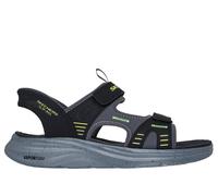 Skechers Slip-ins: Vapor Foam Sandal - Korro in Schwarz/Grün, Größe 47.5, in der Maschine waschbar