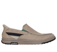 Skechers Slip-ins x John Deere Relaxed Fit: Melson 2.0 - Chaz Shoes in Nature Brown/Gray, Größe 45, Vegan