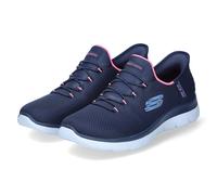 Skechers Slip On Sneaker DIAMOND DREAM - Gr. 41 - Blau - Textil
