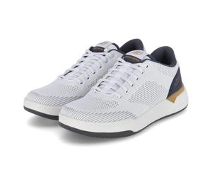 Skechers Slip-On-Sneaker DORSET - Gr. 42 - Weiß - Textil & Synthetik