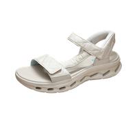 Skechers SlipIn sandaleNatur für Damen, beige, Größe 39 EU